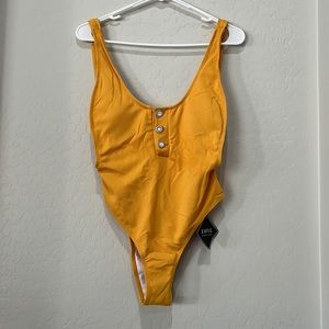 Zaful one piece swimsuit with low back